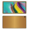 Decalrus - Protective Decal for Samsung Galaxy Tab S5E (10.5" Screen) Tablet Gold Texture Brushed Aluminum Skin Skins Decal for case Cover wrap BAsamsungGalTabS5E_10Gold view 1