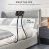 B-Land Upgrade Phone Holder for Bed, Neck Phone Holder Gooseneck Cell Phone Holders, Universal Mobile Phone Stand with Remote for Taking Videos & Group Photos (Black) view 3