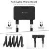 B-Land Upgrade Phone Holder for Bed, Neck Phone Holder Gooseneck Cell Phone Holders, Universal Mobile Phone Stand with Remote for Taking Videos & Group Photos (Black) view 4