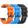 ANCOOL for Fenix 5/6/7 Band 22mm Soft Silicone Watch Bands Compatible With Garmin Fenix 5 Plus/6 Pro/8 47mm/7 Pro/Approach S60/S62 Band(Black,Orange,Blue) view 1