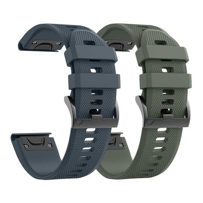 ANCOOL for Fenix 7X/Fenix 6X/Fenix 5X/Fenix 8 51mm Watch Band 26mm Quickfit Bands Compatible with Fenix 6X Pro/7X Pro/5X Plus/3/Descent MK 2/2i/MK 3 51mm Smartwatch(Olive Green/Slate)