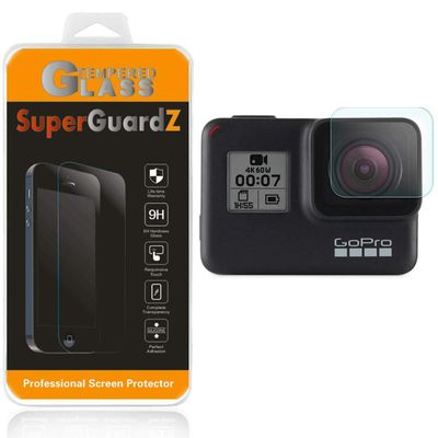 [2-Pack] for GoPro Hero7 Black/Silver/White Tempered Glass Camera Lens Protector Cover Guard, SuperGuardZ, 9H, 0.3mm, Anti-Scratch, Anti-Bubble [Lifetime Replacement] + 2 Stylus Pen