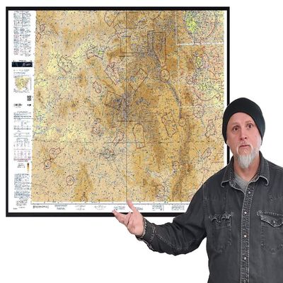 FAA Chart: VFR Sectional Denver (Rolled NOT Folded) Current Edition