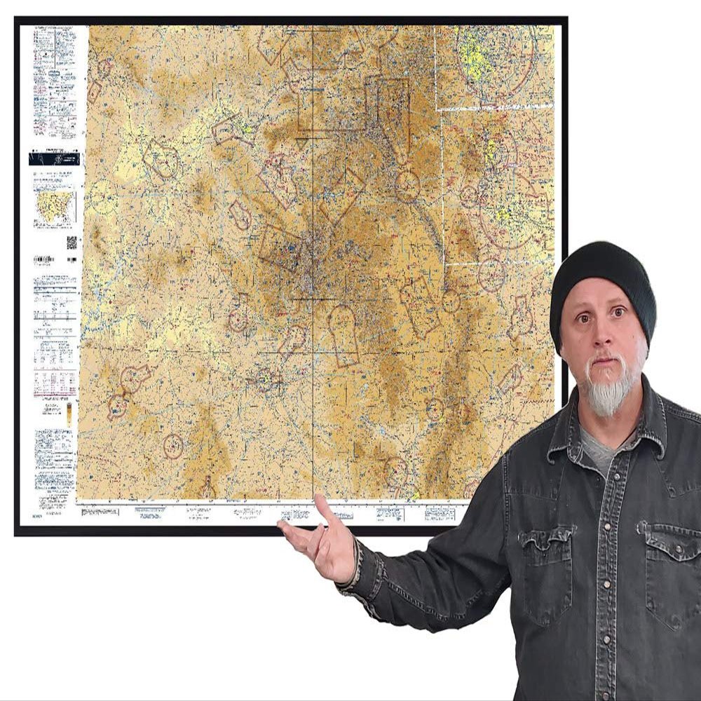 FAA Chart: VFR Sectional Denver (Rolled NOT Folded) Current Edition