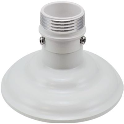 ACTi PMAX-0810 Indoor/Outdoor Mount Kit and Converter Ring, White for use with A81, A815, A817, A82, A83. A85, A86 and A87 Outdoor Zoom Dome Cameras; 1.5" NPT for Third-Party Mounting Accessories