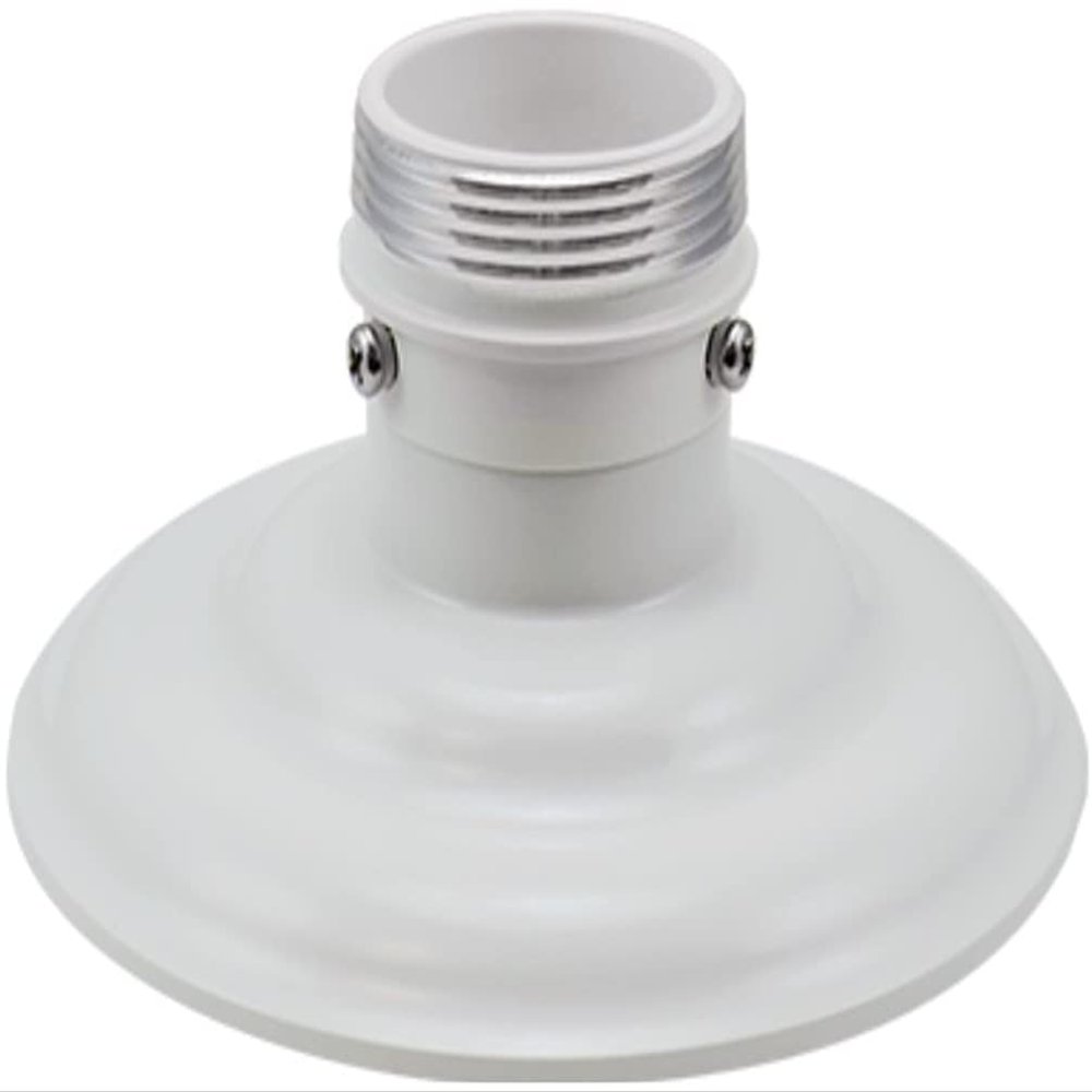 ACTi PMAX-0810 Indoor/Outdoor Mount Kit and Converter Ring, White for use with A81, A815, A817, A82, A83. A85, A86 and A87 Outdoor Zoom Dome Cameras; 1.5" NPT for Third-Party Mounting Accessories