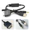 LODMOD Car AUX Y Cable Compatible for BM-W Aux Music Interface to 3.5mm Male Jack & Adapter Cord for Pod view 2