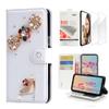 STENES Bling Wallet Case Compatible with iPod Touch 7th Gen (2019) - Stylish - 3D Handmade Girls High Heel Floral Leather Case with Wrist Strap & Screen Protector [2 Pack] - Multicolor view 1