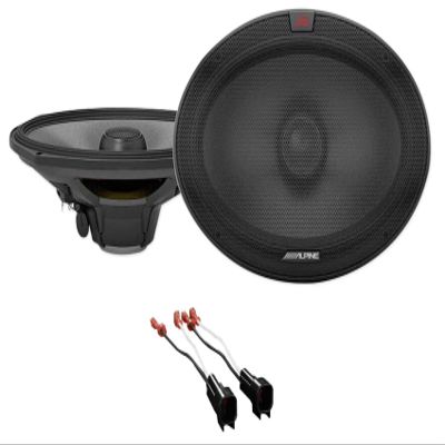 Alpine Car Rear R Factory Speaker Replacement Kit for 2003-2011 Lincoln Town