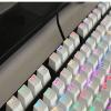 104 Keys Russian Korean Keycap Dye Sublimated Shine Through ANSI OEM Profile Backlit Keyset for Cherry MX Mechanical Keyboard (Keycaps only, Not Include Keyboards) view 2