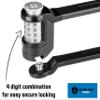Kryptonite Keeper 585 Folding Combo Bike Lock, Compact High Security Foldable Bicycle Lock with 4-Digit Resettable Combination, Frame Mount for E-Bikes Scooters Road Mountain Bikes, 85cm (33 in) view 2