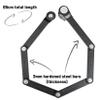 Kryptonite Keeper 585 Folding Combo Bike Lock, Compact High Security Foldable Bicycle Lock with 4-Digit Resettable Combination, Frame Mount for E-Bikes Scooters Road Mountain Bikes, 85cm (33 in) view 3