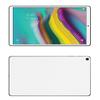 Decalrus - Protective Decal for 2019 Samsung Galaxy Tab A (10.1" Screen) Tablet White Carbon Fiber Skin Skins Decal for case Cover wrap CFsamsungGalTabA_10White view 1