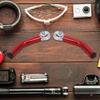 Dilwe Aluminum Alloy Bike Handlebar End, 22.2mm, Red, Anti-Slip Design with Shock Absorption for Bicycles view 2