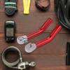 Dilwe Aluminum Alloy Bike Handlebar End, 22.2mm, Red, Anti-Slip Design with Shock Absorption for Bicycles view 3