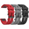 ANCOOL for Fenix 5/6/7 Band 22mm Soft Silicone Watch Bands Compatible With Garmin Fenix 5 Plus/6 Pro/8 47mm/7 Pro/Approach S60/S62 Band(Black,Red,Grey) view 1