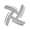Replacement Meat Grinder Blade, Stainless Steel Cross-Shaped Knife Cutter 46mm, Professional Mincer Attachment for Commercial and Home Food Grinders view 1
