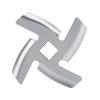 Replacement Meat Grinder Blade, Stainless Steel Cross-Shaped Knife Cutter 46mm, Professional Mincer Attachment for Commercial and Home Food Grinders view 2