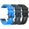 ANCOOL for Fenix 5/6/7 Band 22mm Soft Silicone Watch Bands Compatible With Garmin Fenix 5 Plus/6 Pro/8 47mm/7 Pro/Approach S60/S62 Band(Black,Slate,Blue) view 1