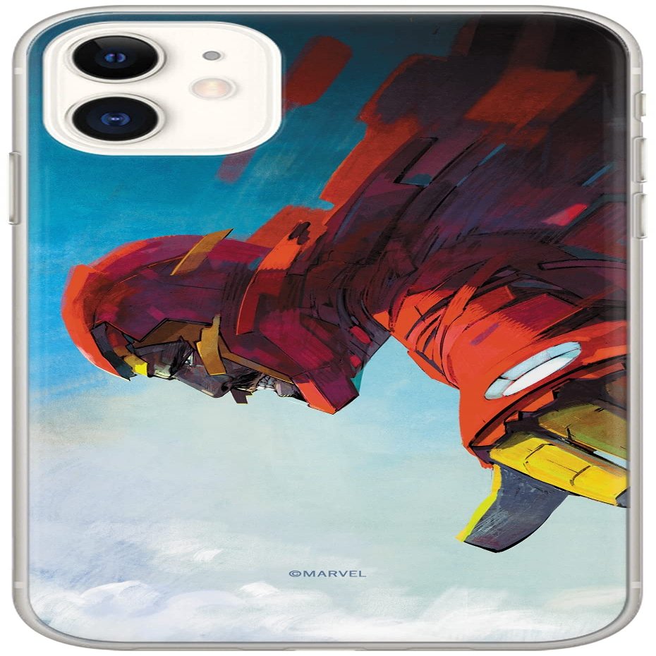 ERT GROUP Original Marvel Iron Man TPU Case for iPhone 5, iPhone 5S, iPhone SE, Liquid Silicone Cover, Flexible and Slim, Protective for Screen, Shockproof and Anti-Scratch Phone Case