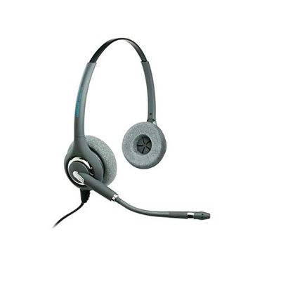 Chameleon Headsets Call Center Grade Dulcet Pro Binaural Headset W/Quick Disconnect and 2.5Mm Coiled Cord