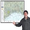FAA Chart: VFR Sectional Houston SHOU (Current Edition). Art Print Quality, Suitable for Framing. Current Edition Printed on Demand. Ships Rolled - Not Folded. view 1