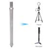 Acouto Tr Ground Spike Stainless Steel Metal Spike Mount Adapter for Tr Monopod with 3/8 Inch Screw Thread Camera Accessories(12cm) view 2