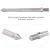 Acouto Tr Ground Spike Stainless Steel Metal Spike Mount Adapter for Tr Monopod with 3/8 Inch Screw Thread Camera Accessories(12cm) view 4