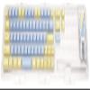 72-Key ABS Double Shot MINILA Keycap Set - Custard x Ice view 2
