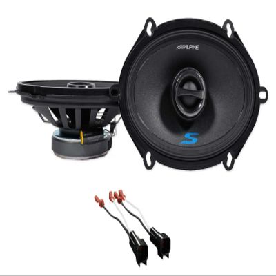 Alpine S 5x7" Front Speaker Replacement Kit For 1999-2004 Ford F-250/350/450/550