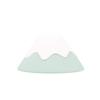 DesignNest Snow Mountain Night Light - Modern Home Decor & Nursery Lamp - Dimmable Soft Silicone, Tap Control, Rechargeable Portable Bedside Light Kids Safe BPA Free (Green) view 1