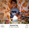 DesignNest Snow Mountain Night Light - Modern Home Decor & Nursery Lamp - Dimmable Soft Silicone, Tap Control, Rechargeable Portable Bedside Light Kids Safe BPA Free (Green) view 2