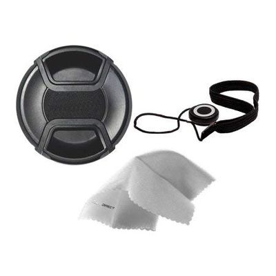 Lens Cap Center Pinch Compatible with Nikon Coolpix P7800 + Lens Cap Holder