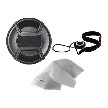 Lens Cap Center Pinch Compatible with Nikon Coolpix P7800 + Lens Cap Holder