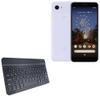 BoxWave Keyboard Compatible with Google Pixel 3a - SlimKeys Bluetooth Keyboard, Portable Thin with Chiclet-Style Keys - Jet Black view 1