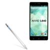 BoxWave Stylus Pen Compatible with Avvio L640 - AccuPoint Active Stylus, Electronic Stylus with Ultra Fine Tip - Metallic Silver view 1