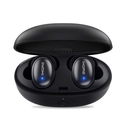 1MORE Stylish True Wireless in-Ear Headphones with Microphone, Black, E1026BT-I-BLACK