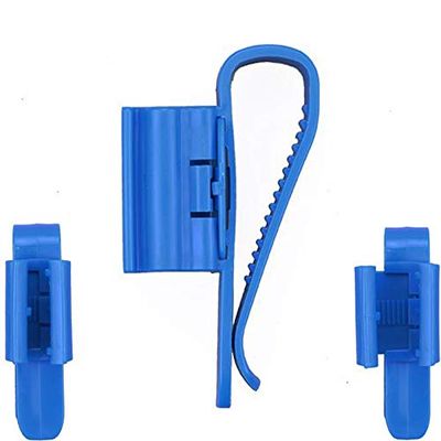 Ochoos Homebrew Beer Brewed Siphon retaining Clip Essential Tool Hose Clips 2psc Blue Color