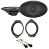 Alpine Pair R-S69.2 300 Watt 6x9 Car 2-Way Speakers Bundle with METRA 72-5600 Speaker Wire Harness Connector & METRA 82-3004 6x9 Speaker Adapter Compatible with 2014-Up Chevy/GM Vehicles (3 Item) view 1
