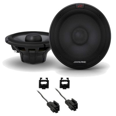 Alpine Metra 72-6512 Speaker Harness Connector for Chrysler Vehicles 90-07withCherokee Bundle with Pair R-S65.2 300 Watt 6.5" Car Audio Coaxial 2-Way Speakers