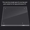 Acrylic Frame Open Transparent Fashion DIY Base Stand Suitable for ITX Motherboard,Overlock Computer Case Base Can accommodate high Performance PC view 3
