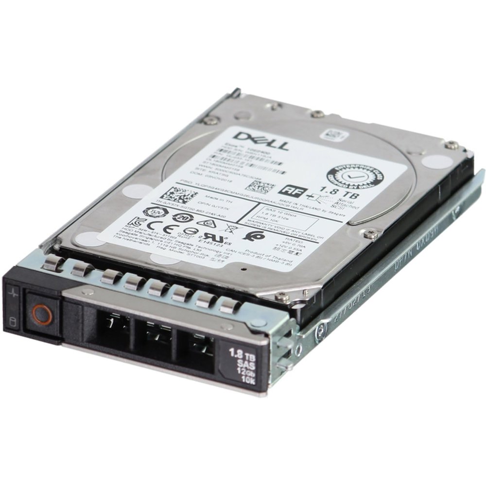 Dell 1.8TB 10K 12Gbps SAS 2.5 HDD 512e (JY57X) (Renewed)