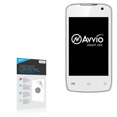 BoxWave Screen Protector Compatible with Avvio 750 - ClearTouch Crystal (2-Pack), HD Film Skin - Shields from Scratches