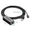Black USB Ethernet Adapter for Firesticks (Gen 2 & 4K) & Chromecast - USB to RJ45, Speeds Up to 100Mbps view 4