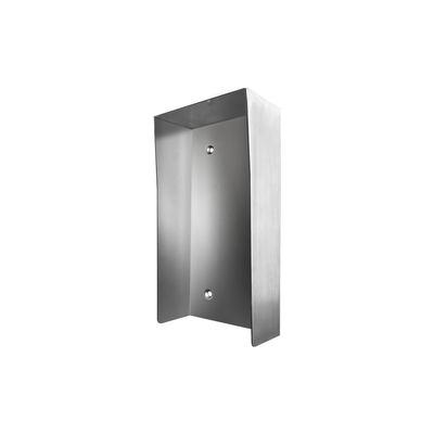 Doorbird Protective-Hood for D2101V Video Door Stations, Stainless Steel V4A, Brushed, for in use with Surface mounting housing