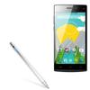 BoxWave Stylus Pen Compatible with Axgio Neon N2Q - AccuPoint Active Stylus, Electronic Stylus with Ultra Fine Tip - Metallic Silver view 1