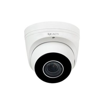 ACTi Z81 2MP Outdoor Zoom Dome Camera with SLLS, 4.4X Zoom Lens, f2.7-12mm/F1.4, Auto Focus, H.265/H.264, 1080p/30fps, 2D+3D DNR, Built-in Microphone, MicroSDHC/MicroSDXC, PoE/DC12V, IP67