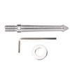 Acouto Tr Ground Spike Stainless Steel Metal Spike Mount Adapter for Tr Monopod with 3/8 Inch Screw Thread Camera Accessories(8cm) view 1