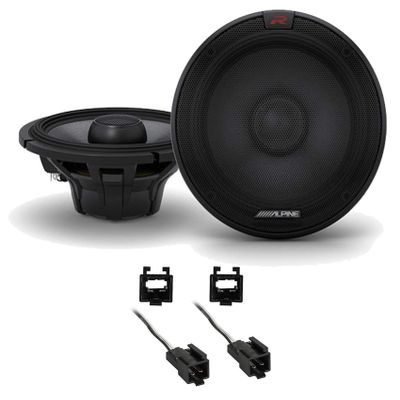 Alpine Metra 72-6512 Speaker Harness Connector for Chrysler Vehicles 90-07withCherokee Bundle with Pair R-S65.2 300 Watt 6.5" Car Audio Coaxial 2-Way Speakers