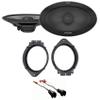 Alpine Pair R-S69.2 300 Watt 6x9 Car 2-Way Speakers Bundle with METRA 72-5600 Speaker Wire Harness Connector & METRA 82-3004 6x9 Speaker Adapter Compatible with 2014-Up Chevy/GM Vehicles (3 Item) view 1